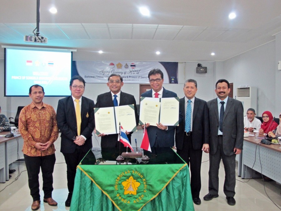 PSU delegates visited Riau University and Syiah Kuala University, Indonesia