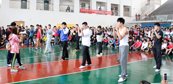 Muay Thai Demonstration in Guilin, China